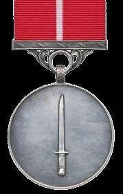 The Sena Medal, awarded posthumously to Captain Kanad Bhattacharya